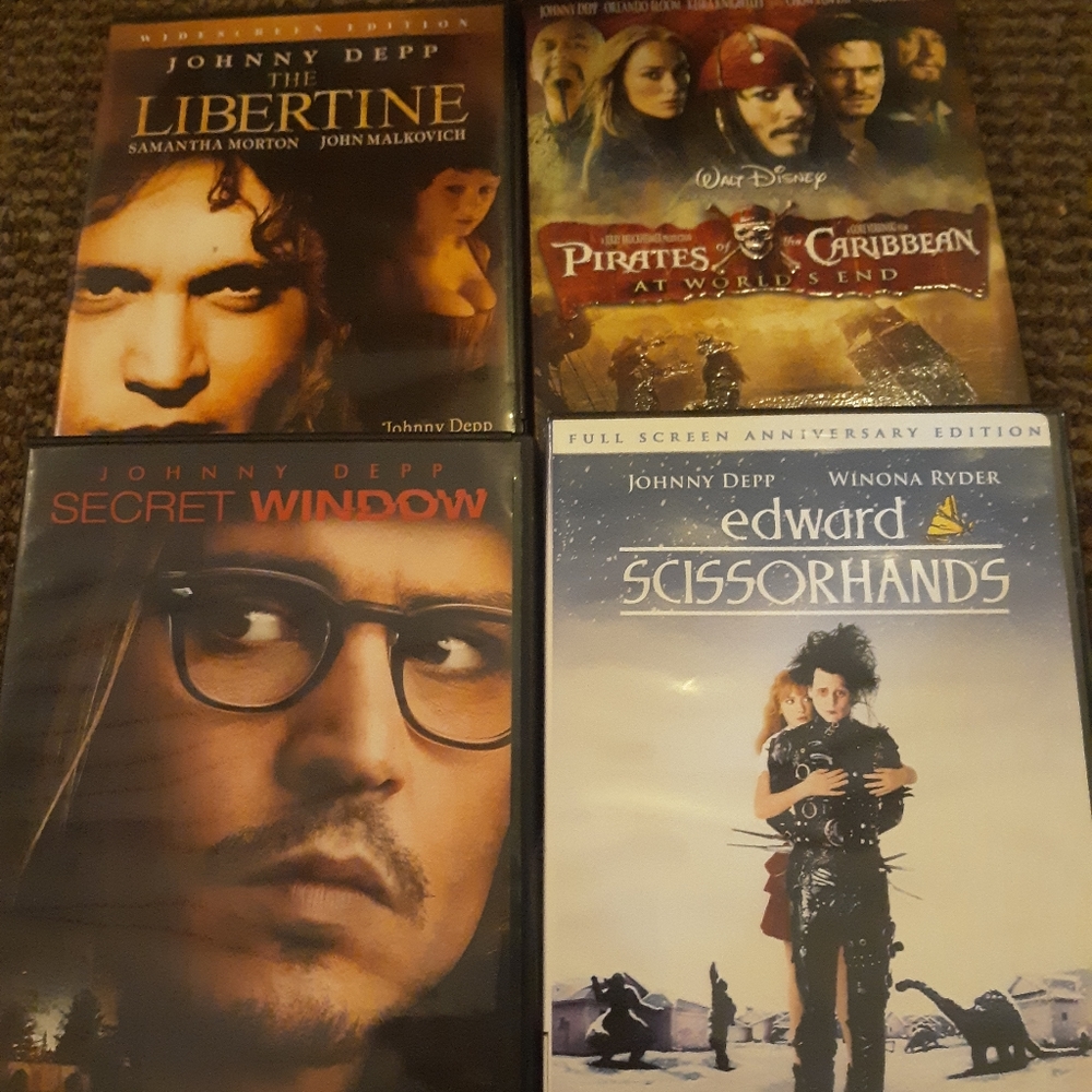 Johnny Depp DVD Bundle